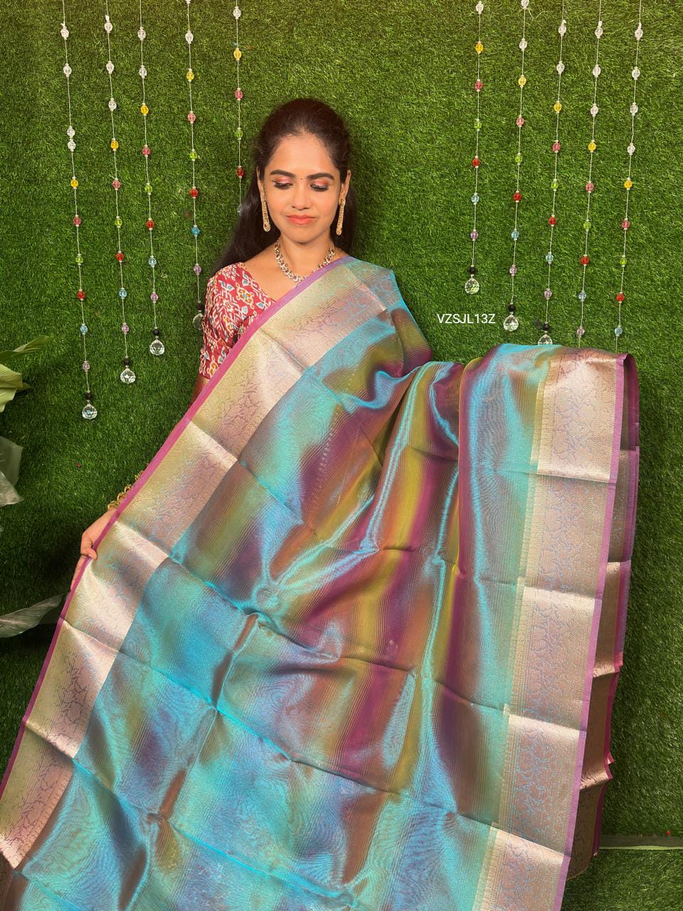 Aadi offer🌹Tissue saree😍