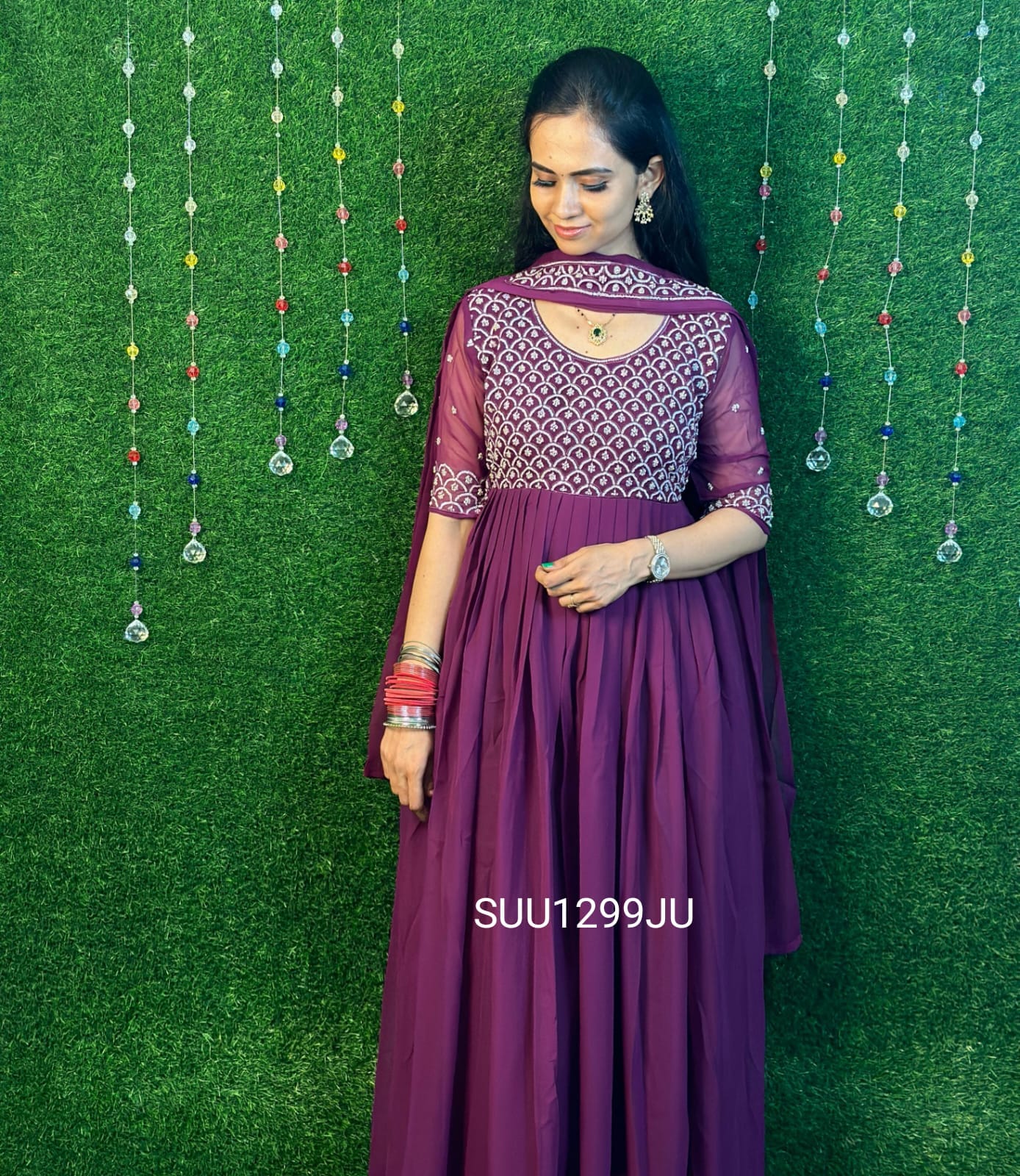 Long frock with duppĆ tta š„³