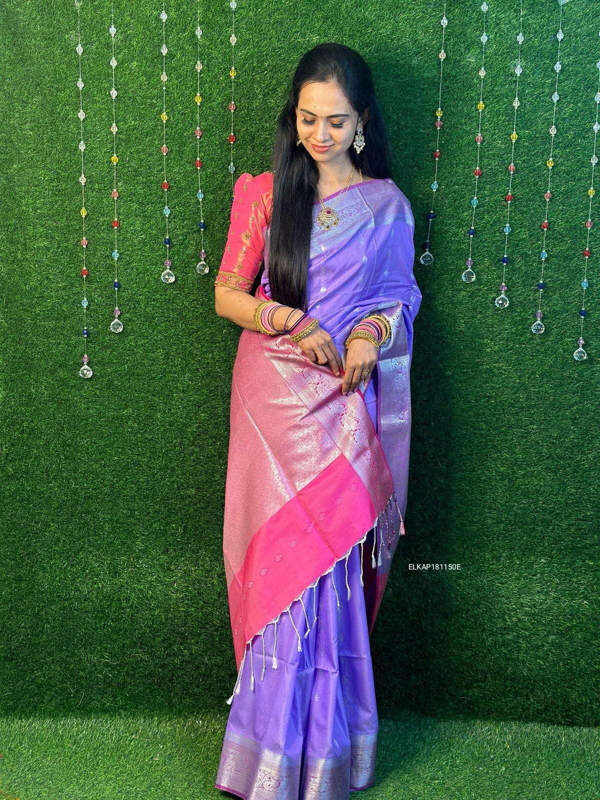Kanchi semi silk saree. Prebookš„³
