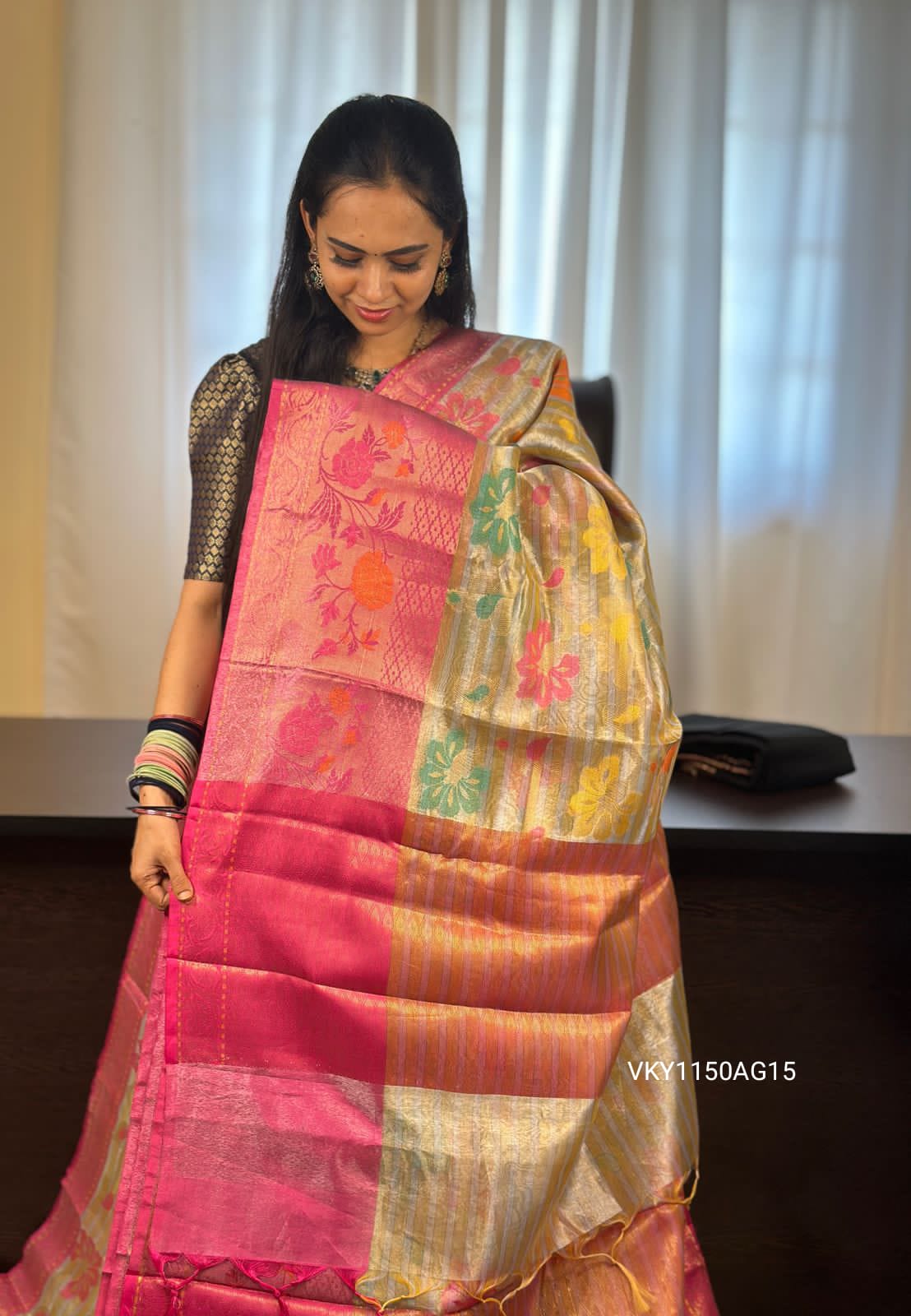 Soft tissue saree.🥳