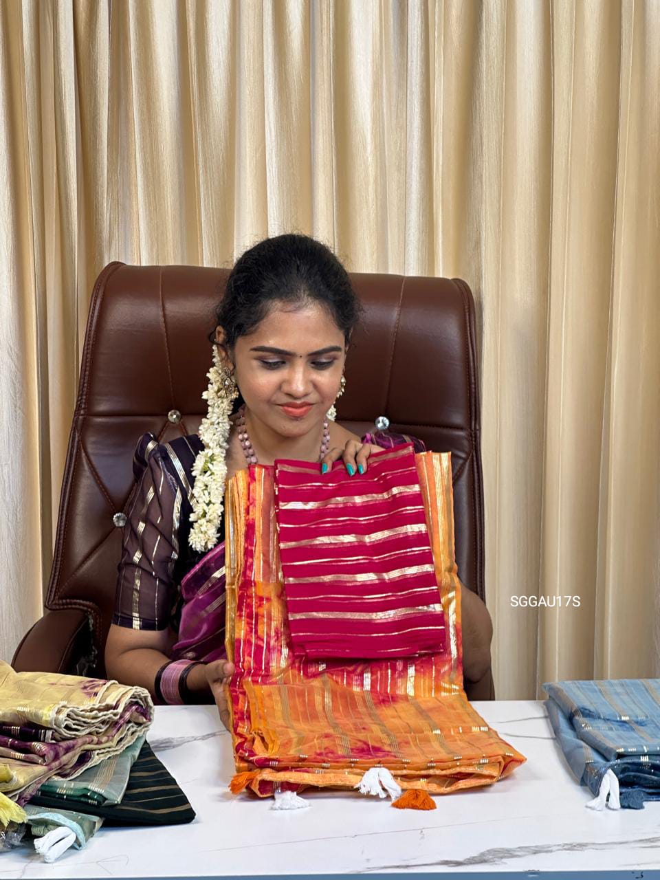 Organza saree🥳