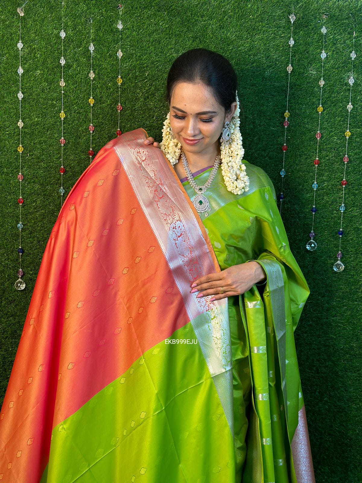 Kanchi semi soft silk saree.🥳