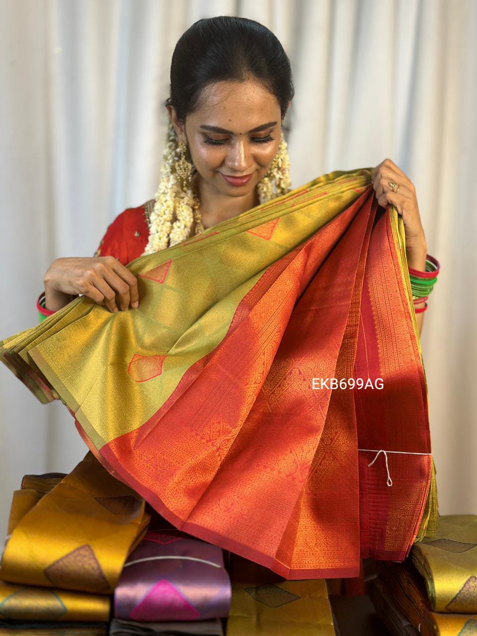 Semi silk saree.❌