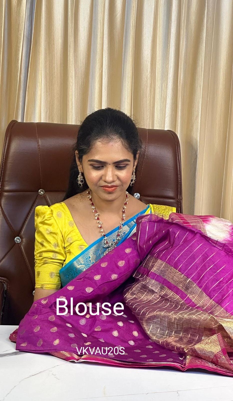 Warm silk saree.🥰