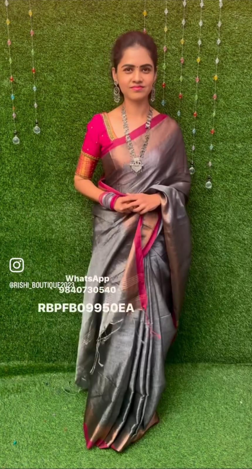 kadhi cotton in tissue saree 🍄 ✅