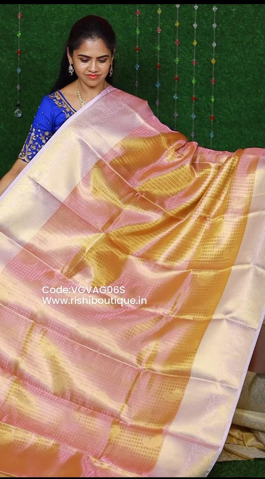 Katan tissue silk saree 🥳