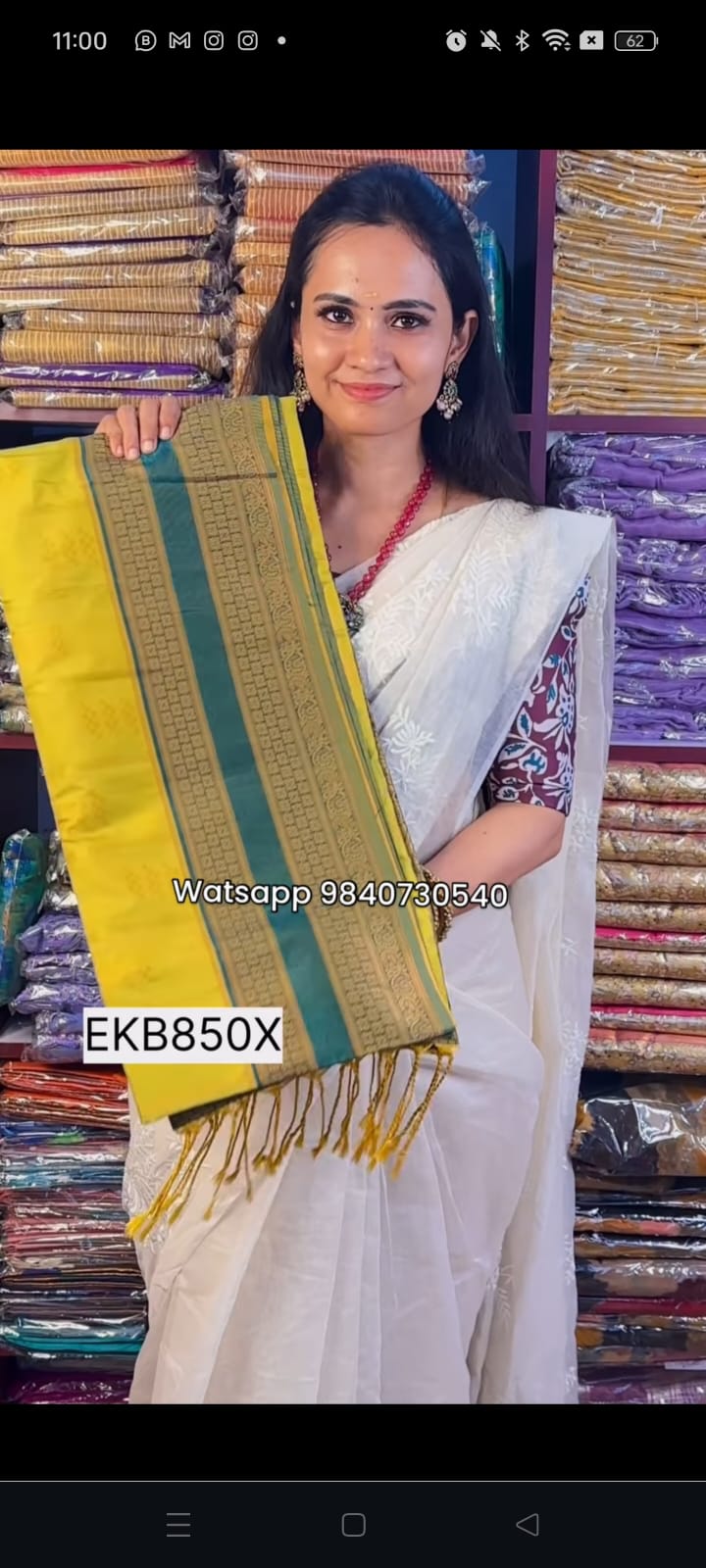 Kanchi Semi silk saree❌