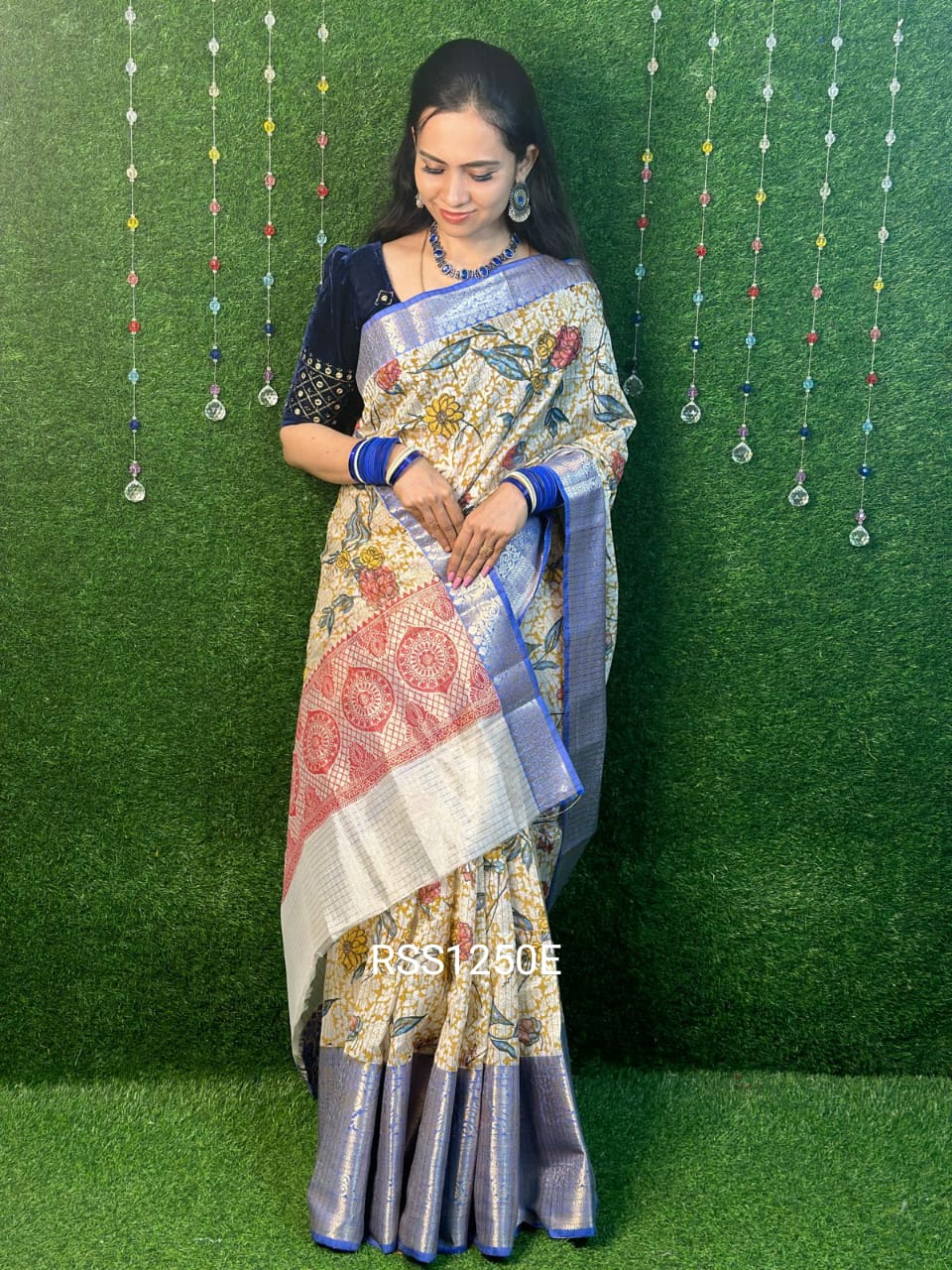 Silk cotton saree sold❌