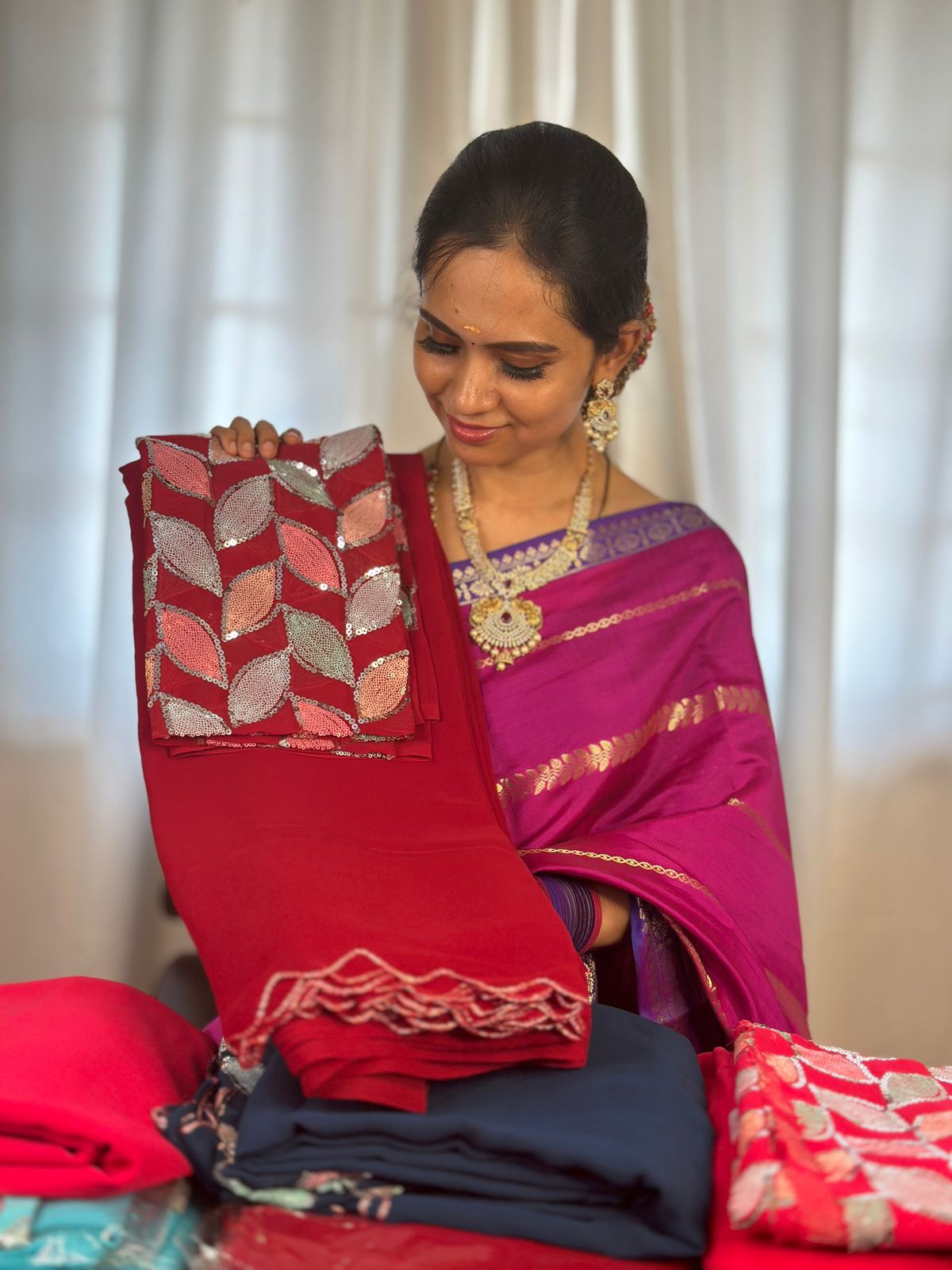 Party wear sareesš„³