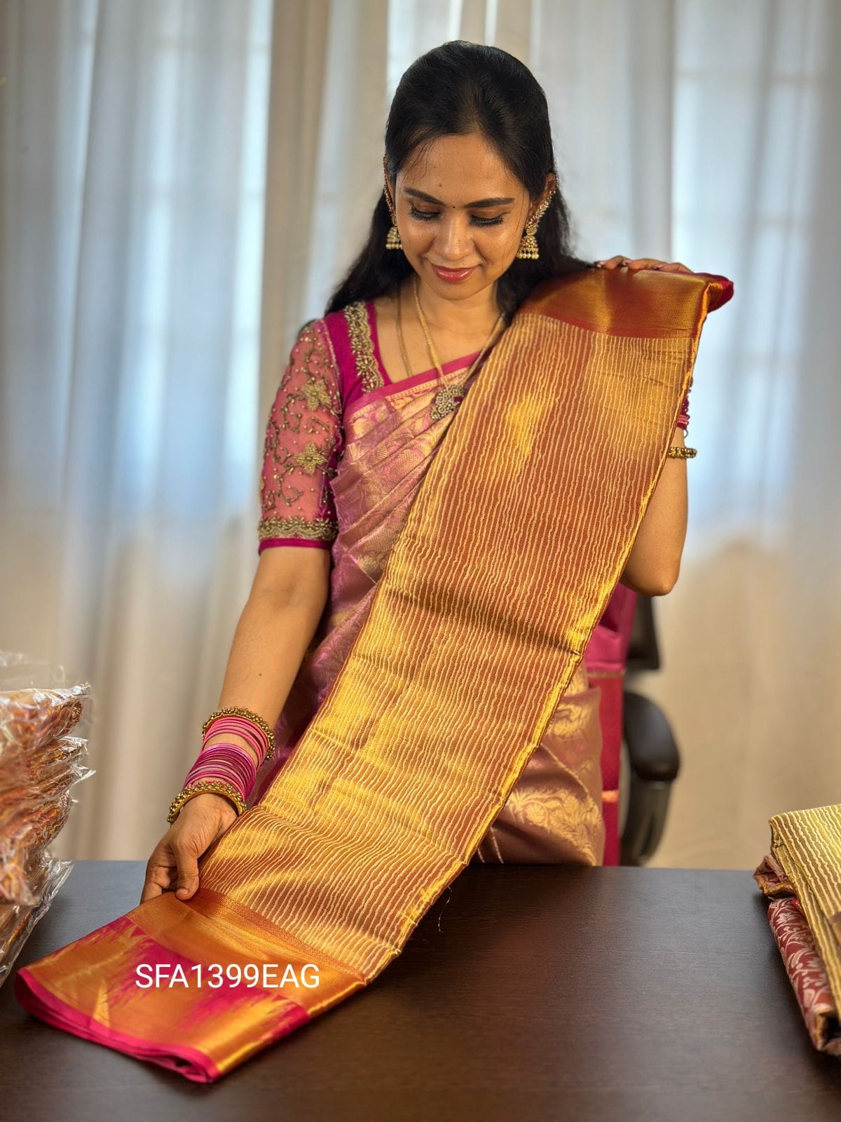 Semi silk saree🥳