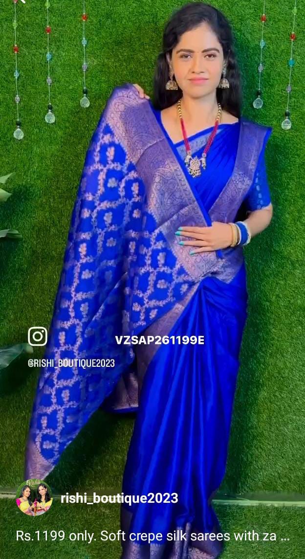 Soft crepe silk😎🥰