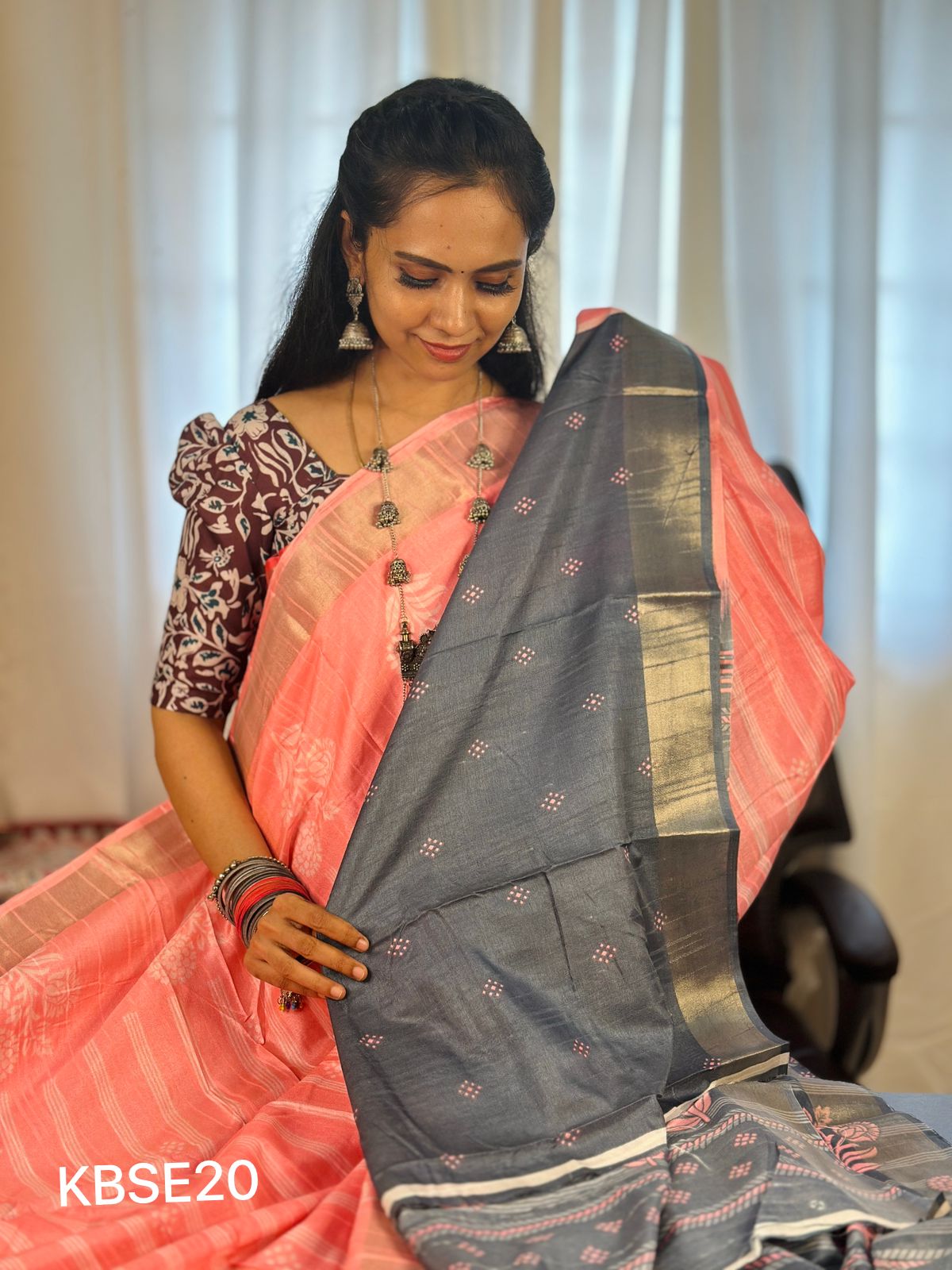 Soft cotton mix saree