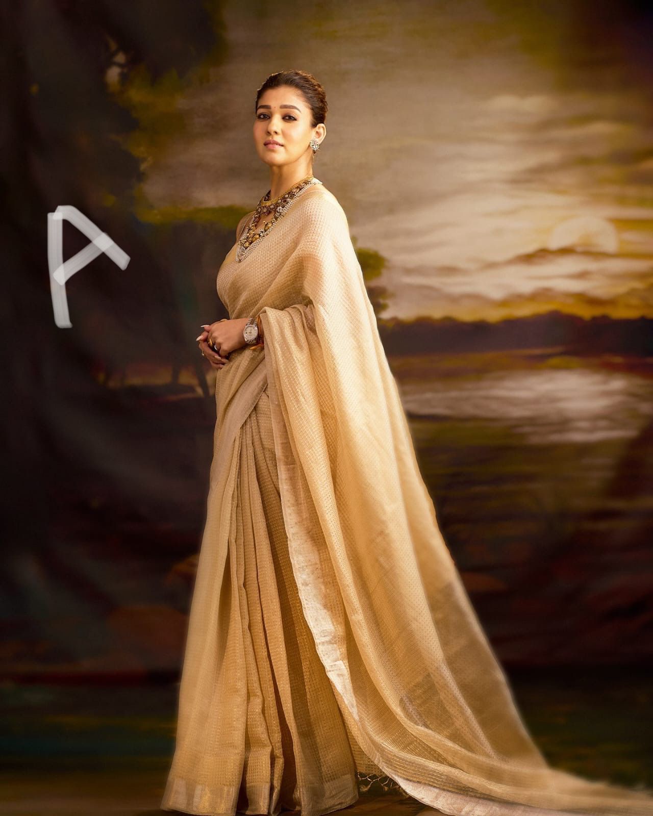 Nayanthara inspired soft katan sarees shade❌