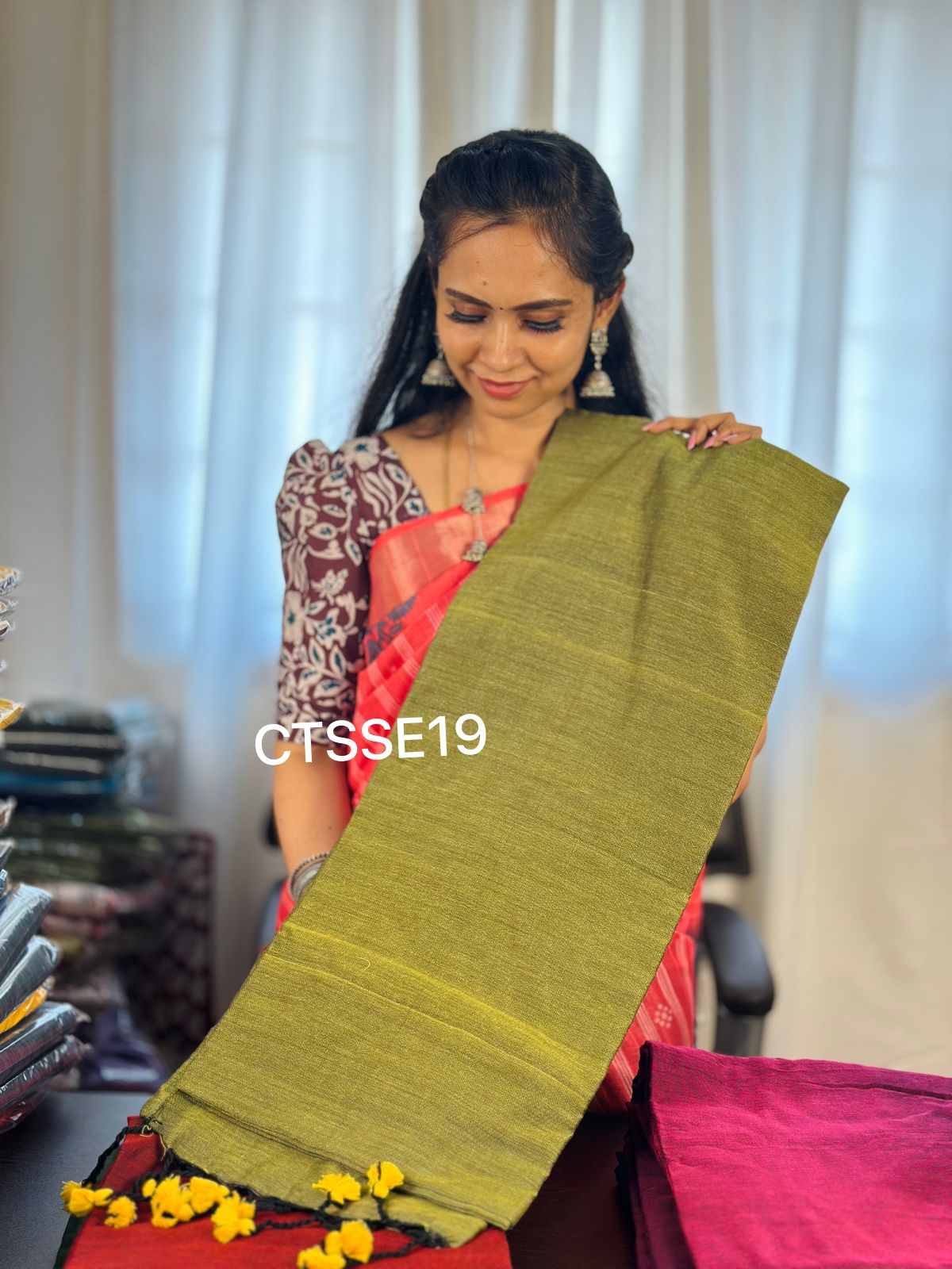 Khadhi cotton sarees 🥳