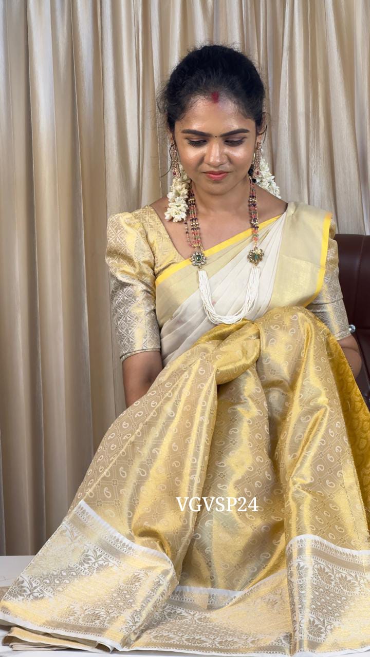 Katan tissue saree❌