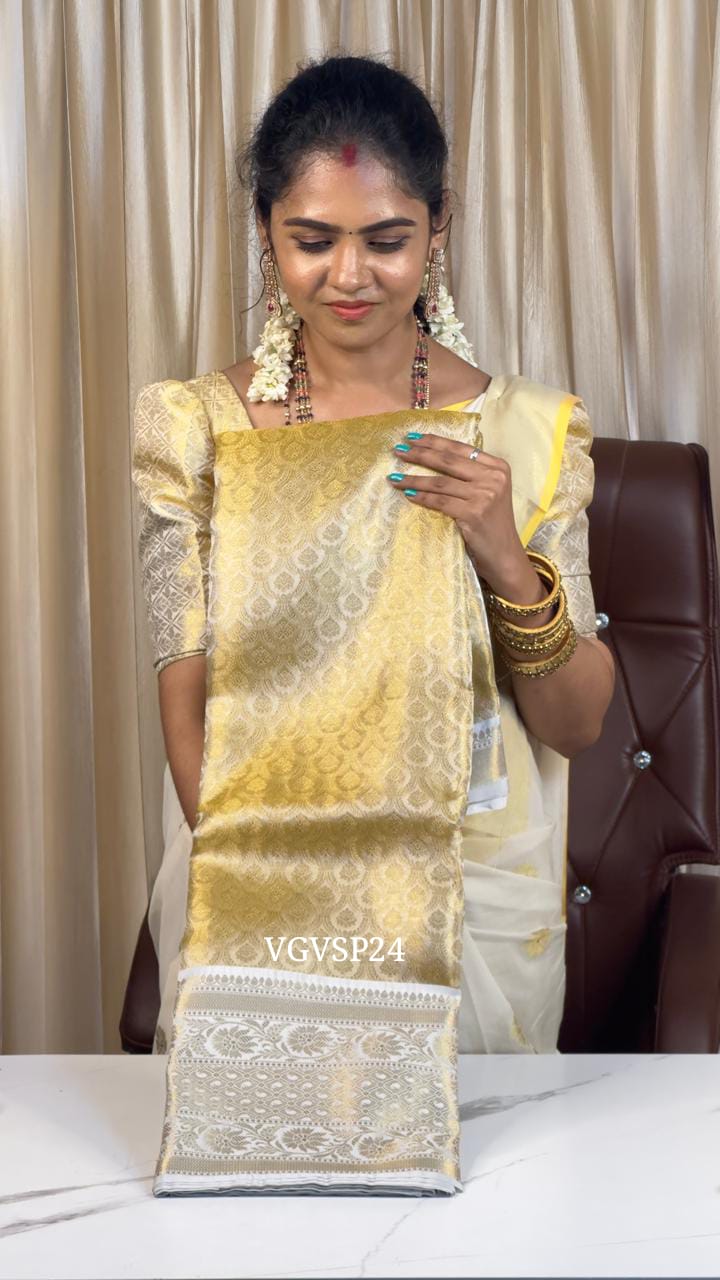 Katan tissue saree 😍🥰