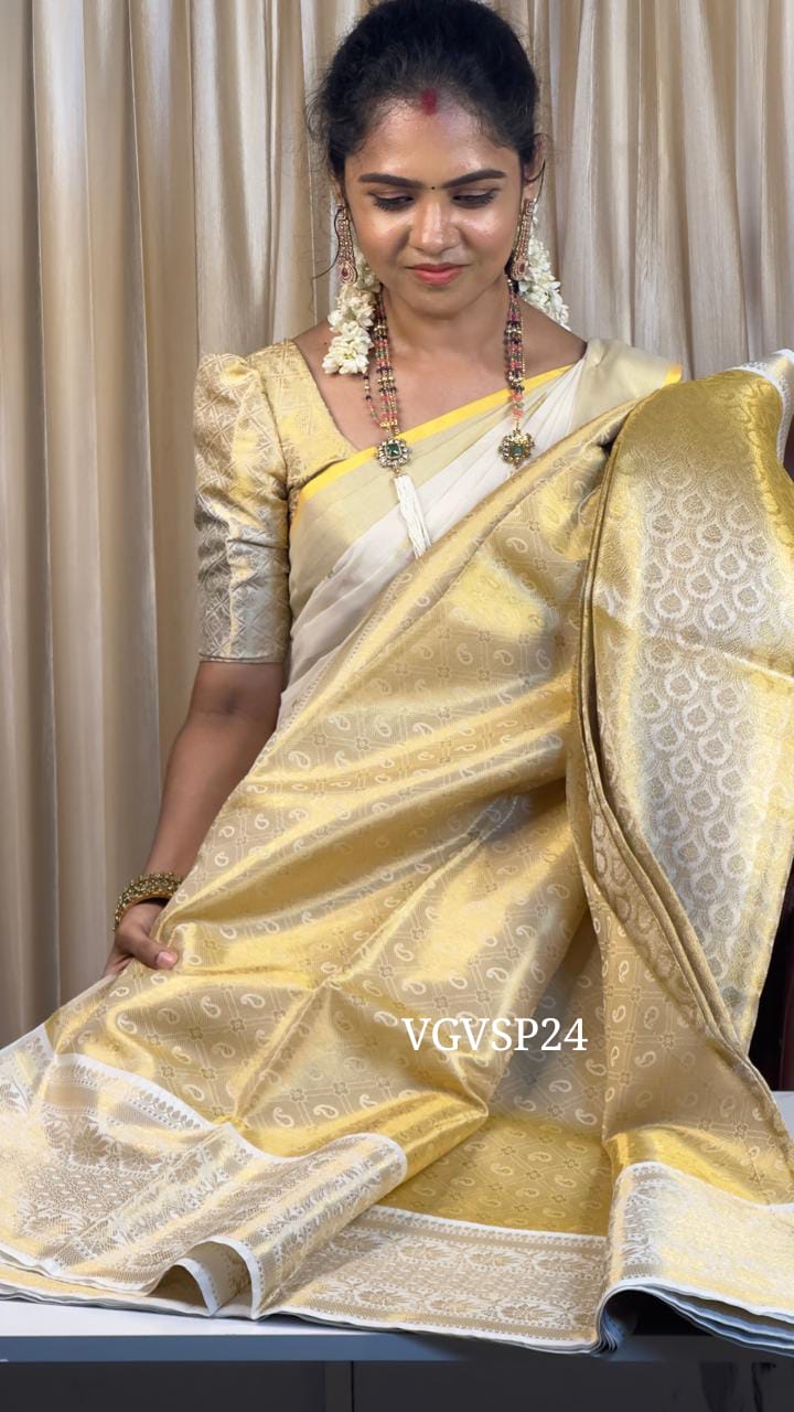 Katan tissue saree 😍🥰