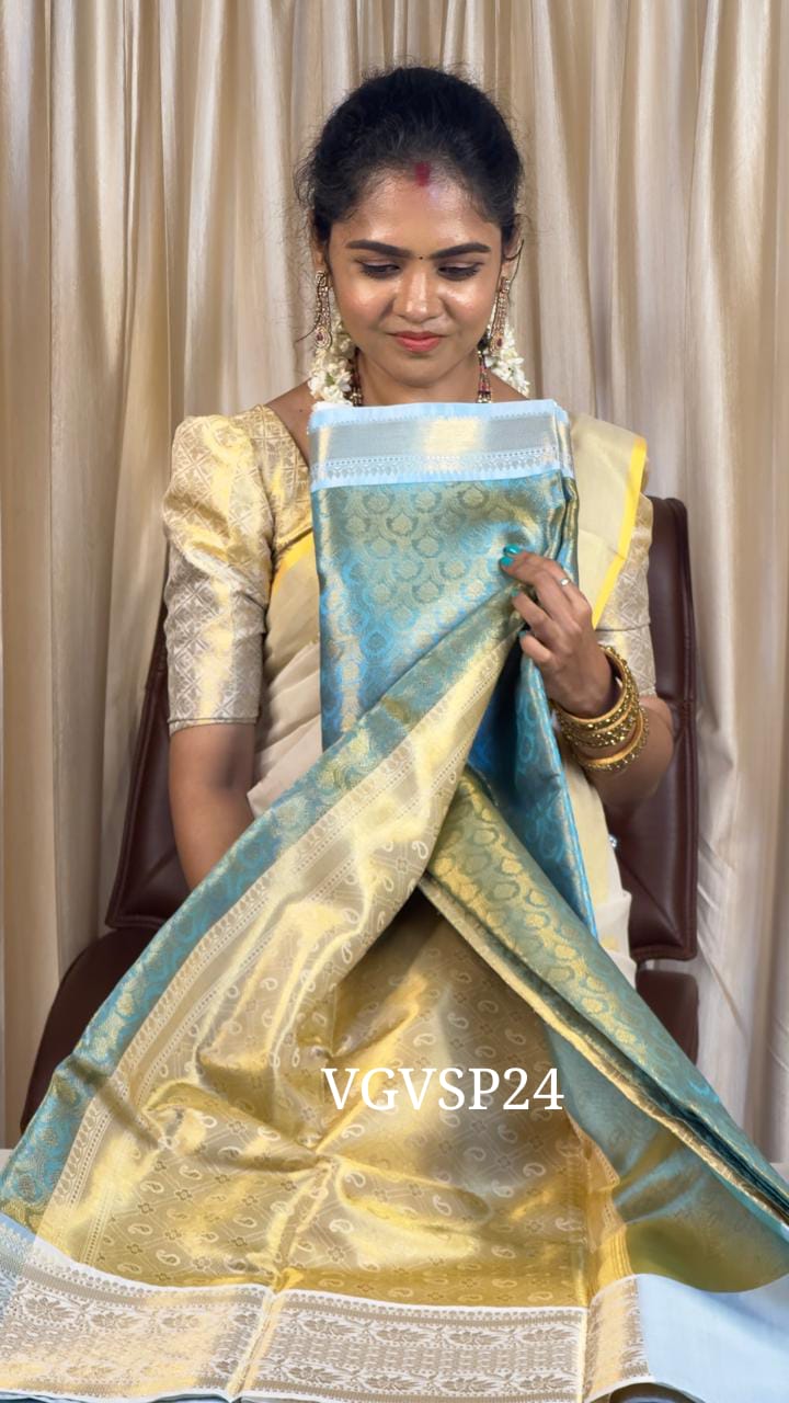 Aadi offerđ¤ŠKatan tissue sareeđ¤