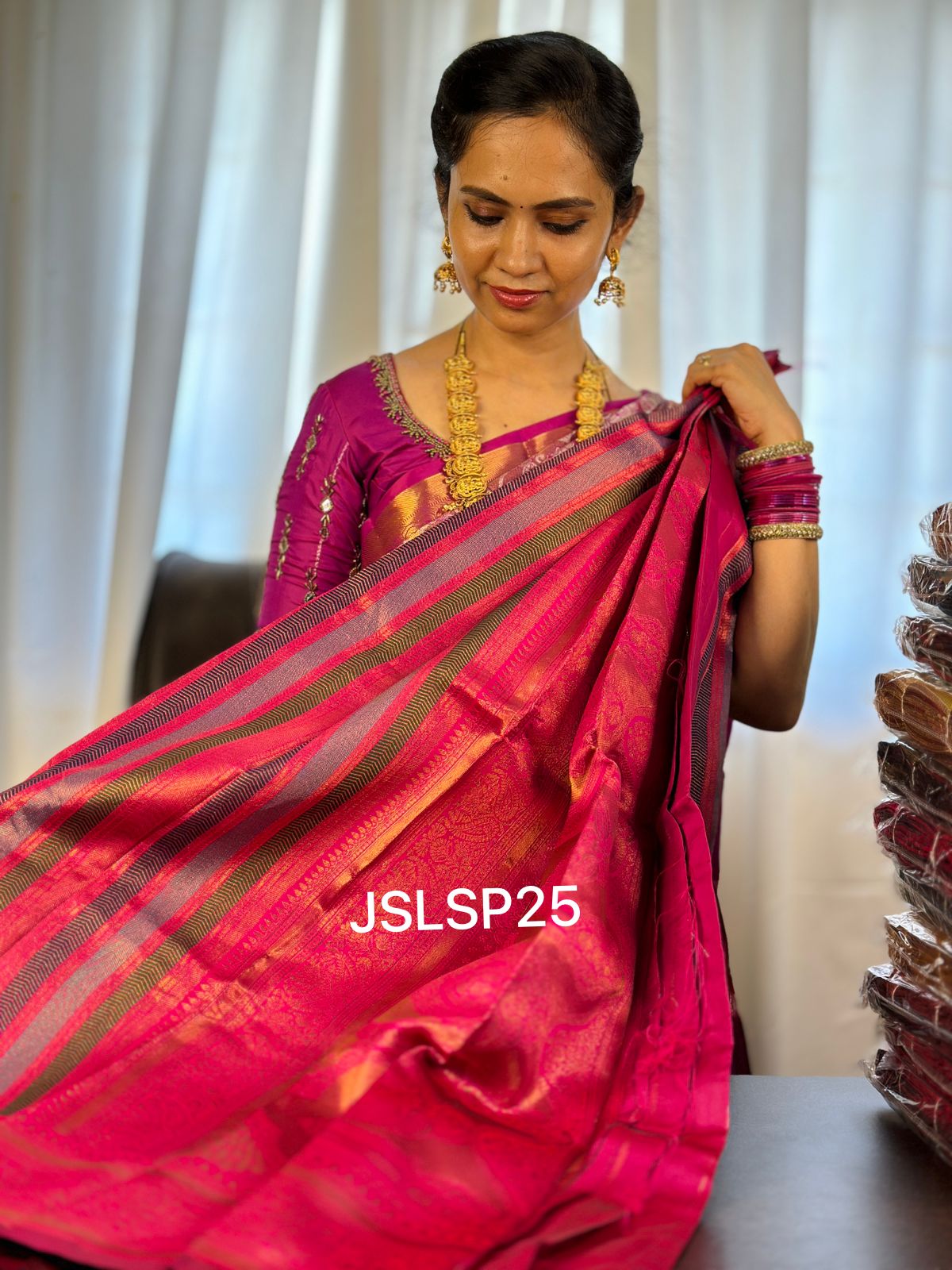 Kanchi semi silk saree