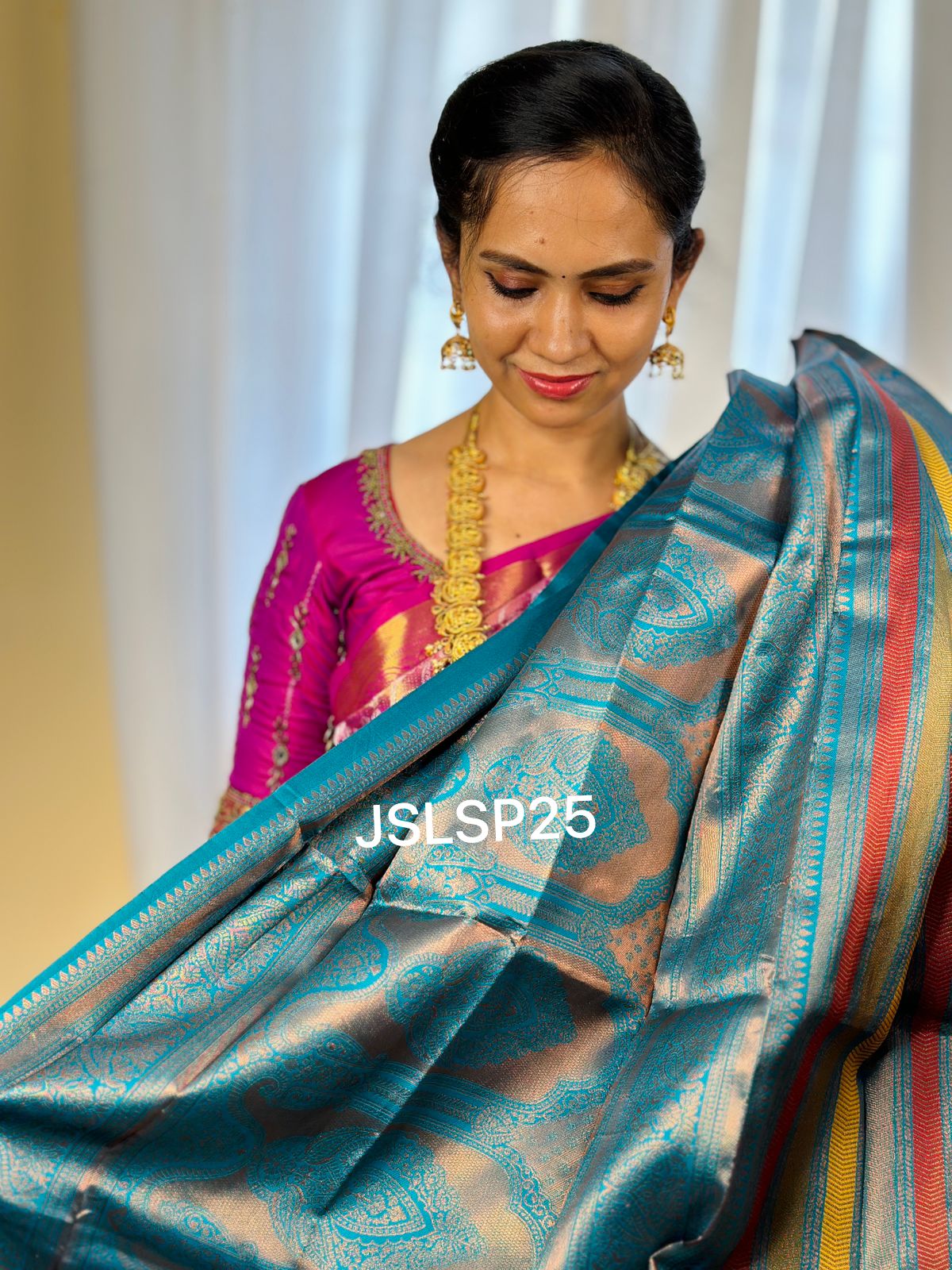 Kanchi semi silk saree.sold❌