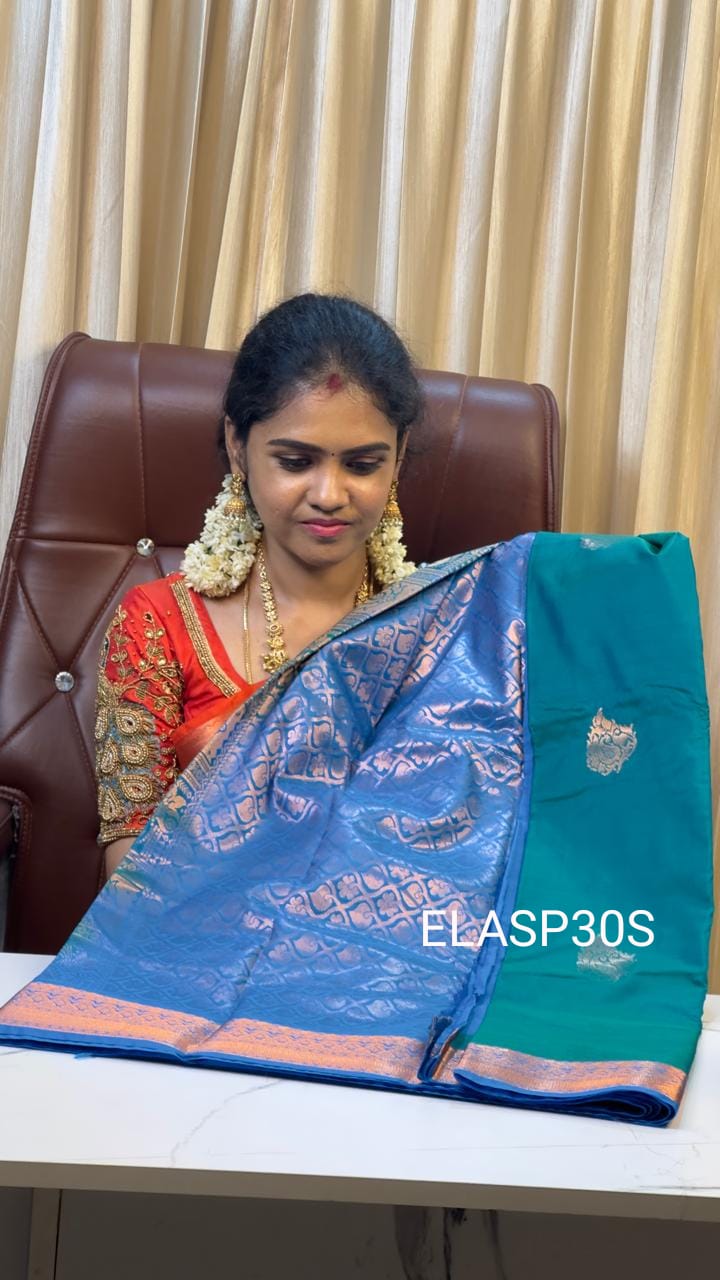 Kanchi semi silk saree❌