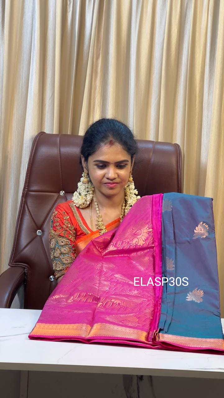 Kanchi semi silk saree❌