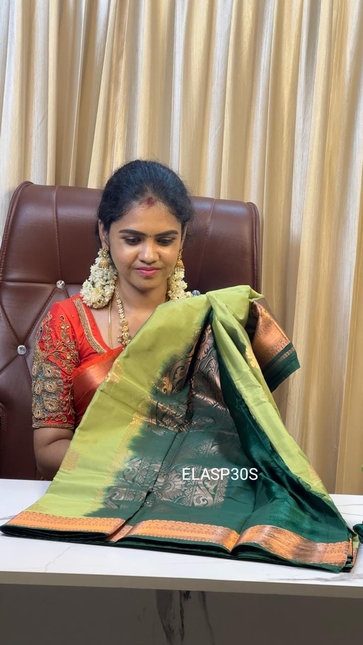 Kanchi semi silk saree❌