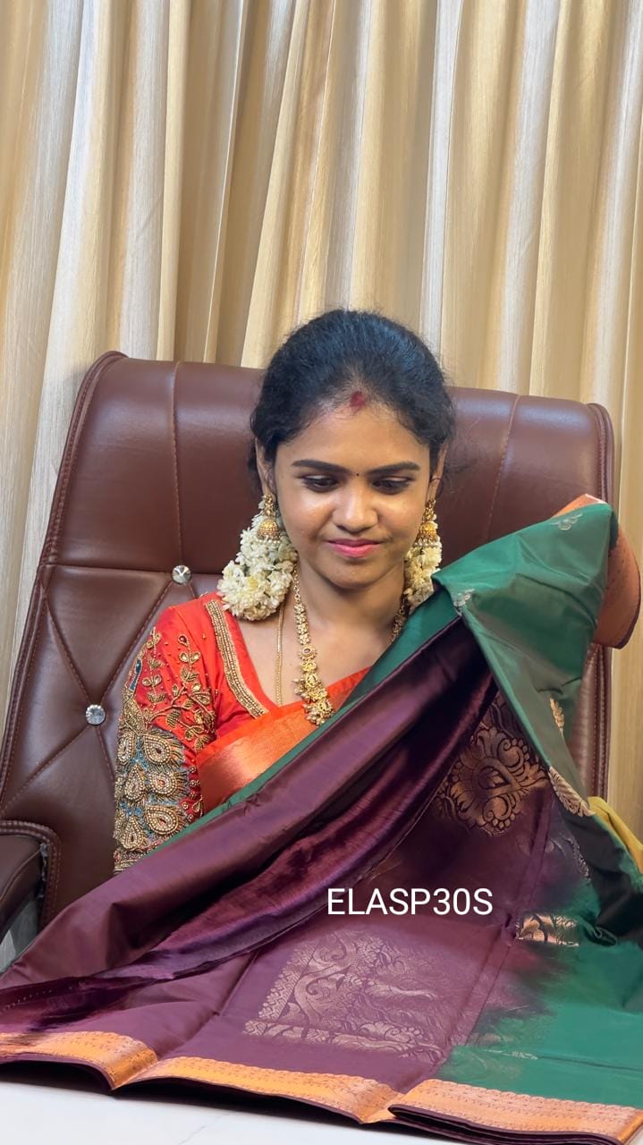 Kanchi semi silk saree❌