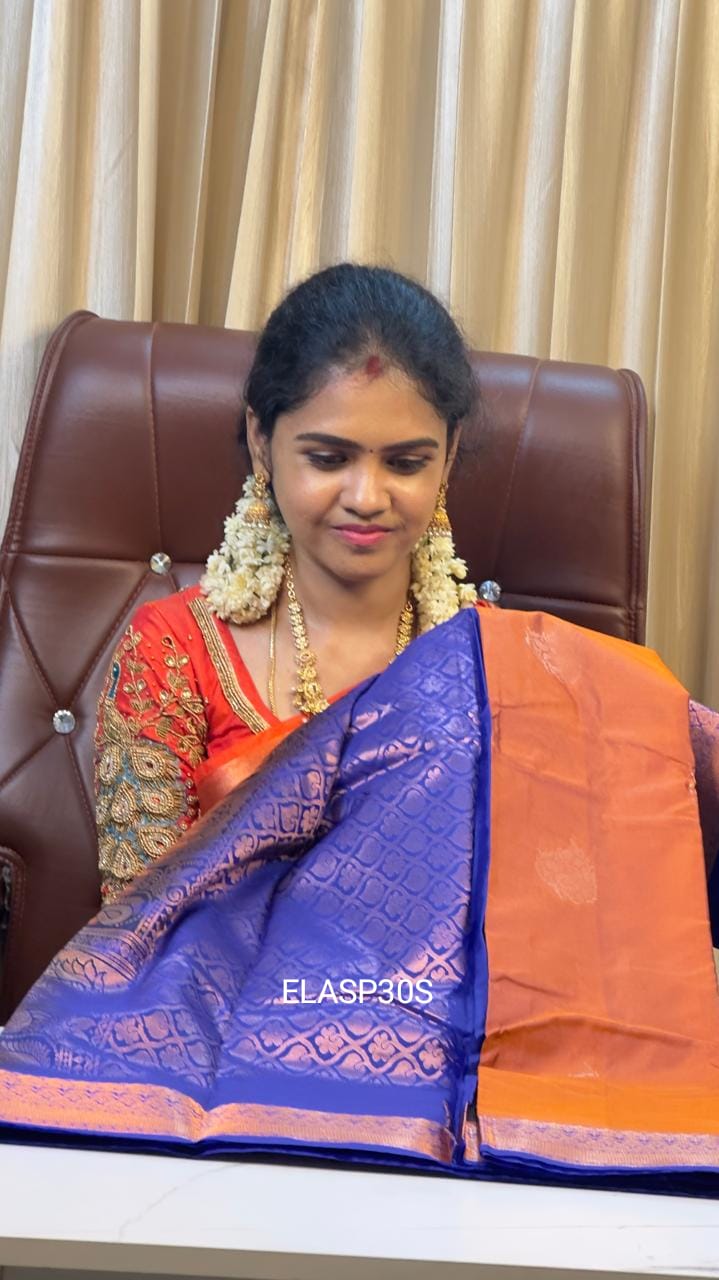 Kanchi semi silk saree❌