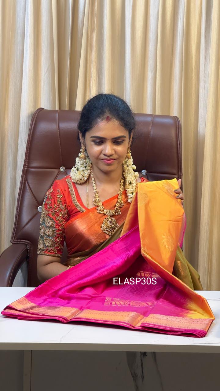 Kanchi semi silks saree❌