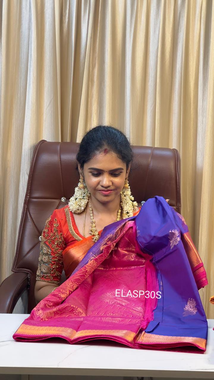 Kanchi semi silks saree❌