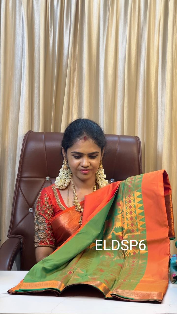Kanchi semi silk saree prebook🥳