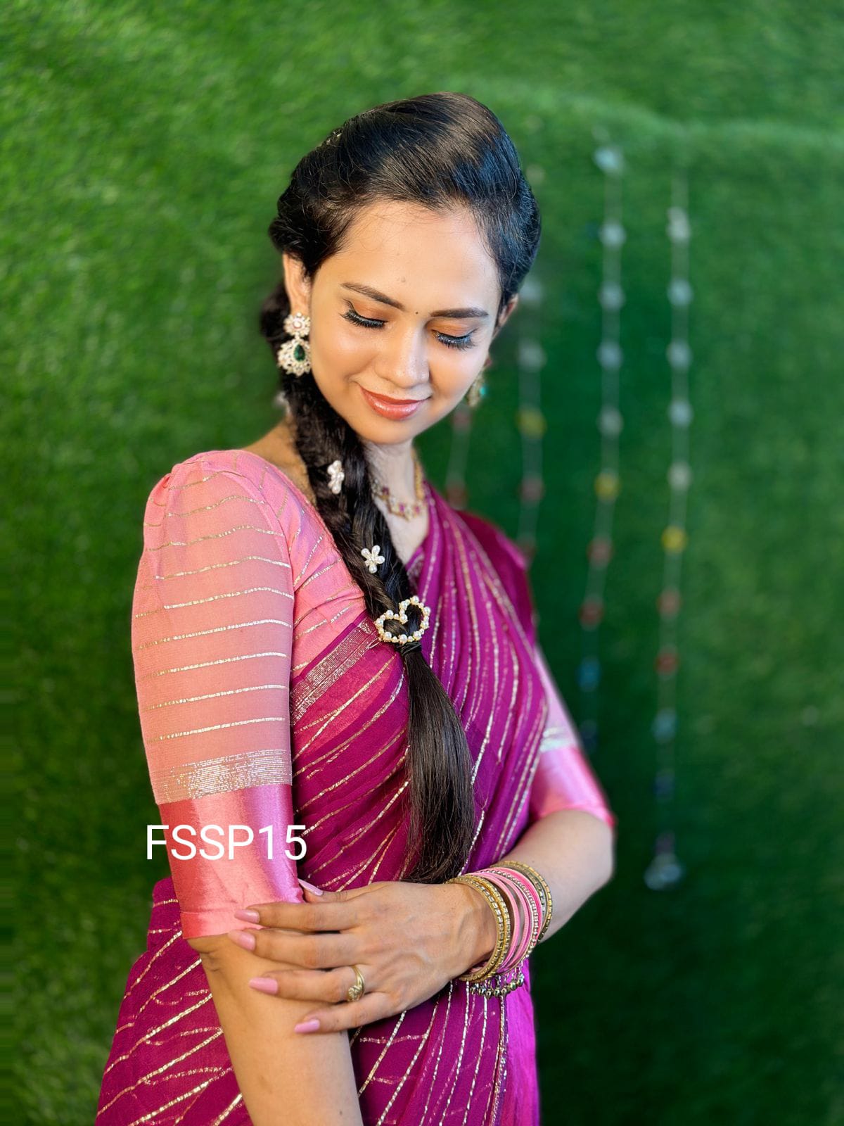 Viscose Georgette saree Ak❌