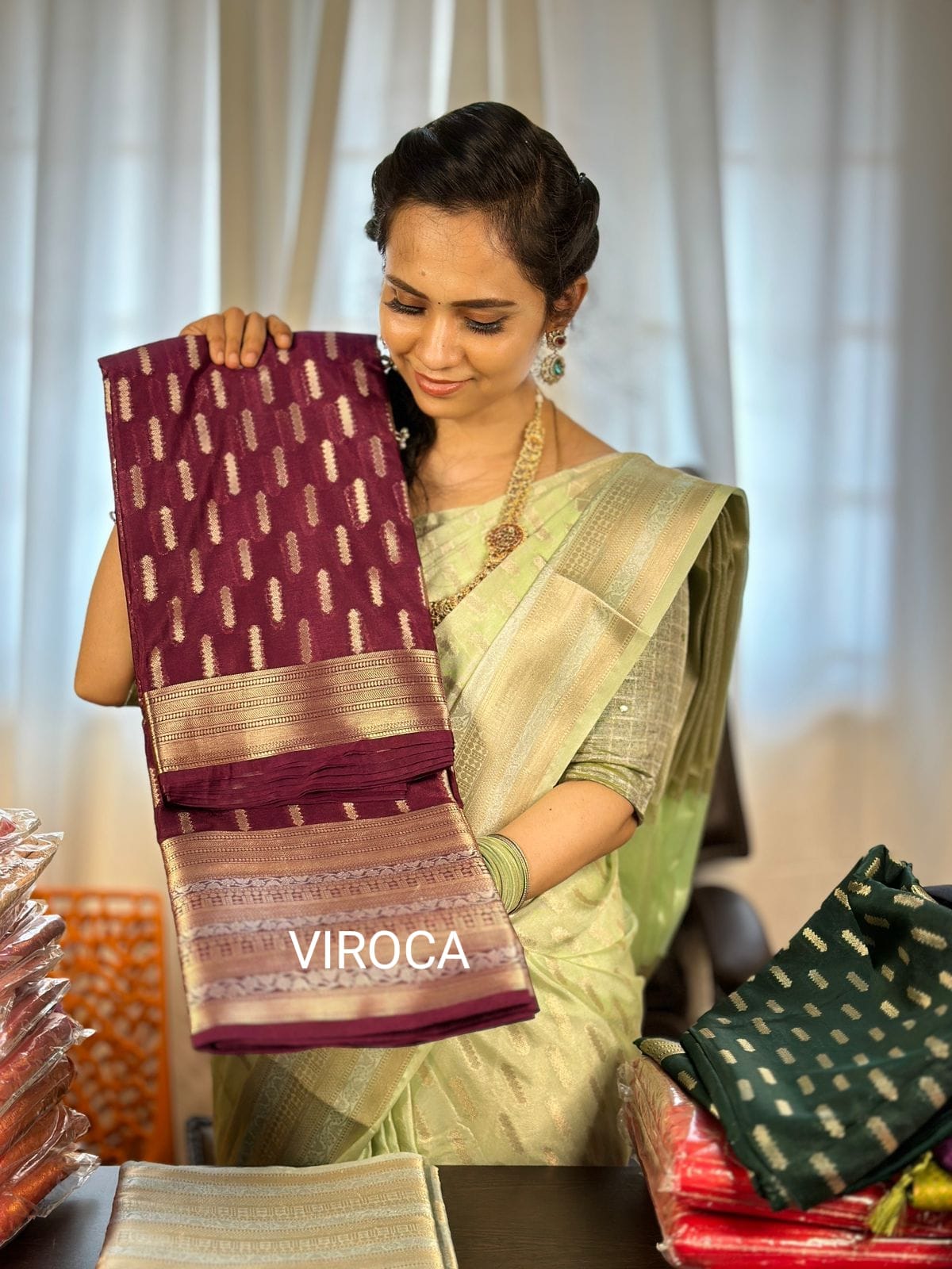Premium warm silk saree ❌