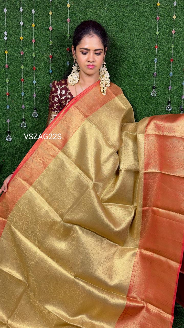 Bridal and engagement wear tissue sarees. Prebook🥳