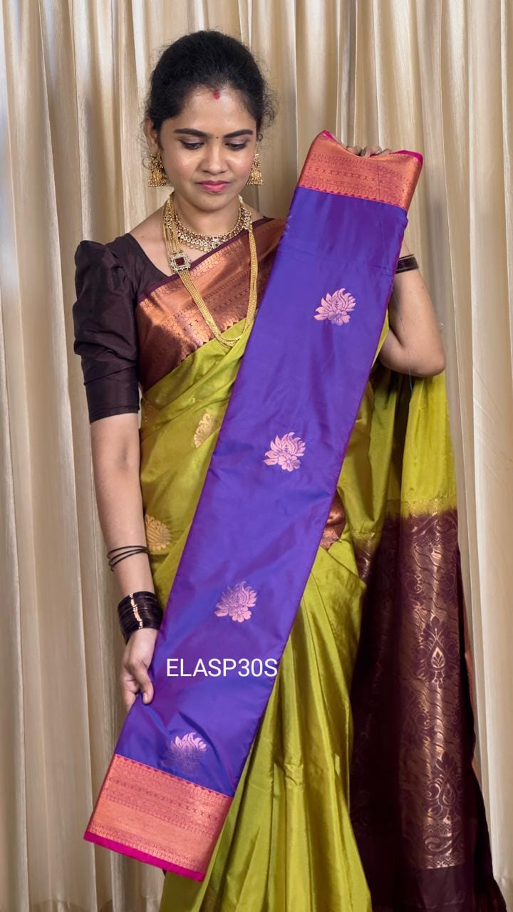 Kanchi semi silks saree❌
