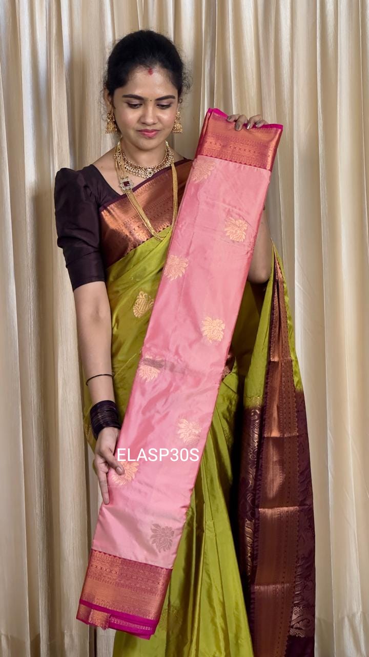 Kanchi semi silks saree❌