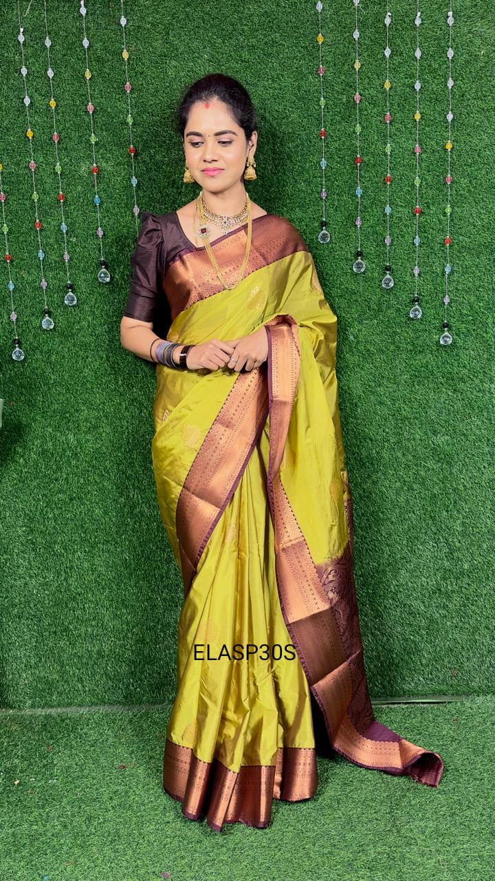 Kanchi semi silk saree❌