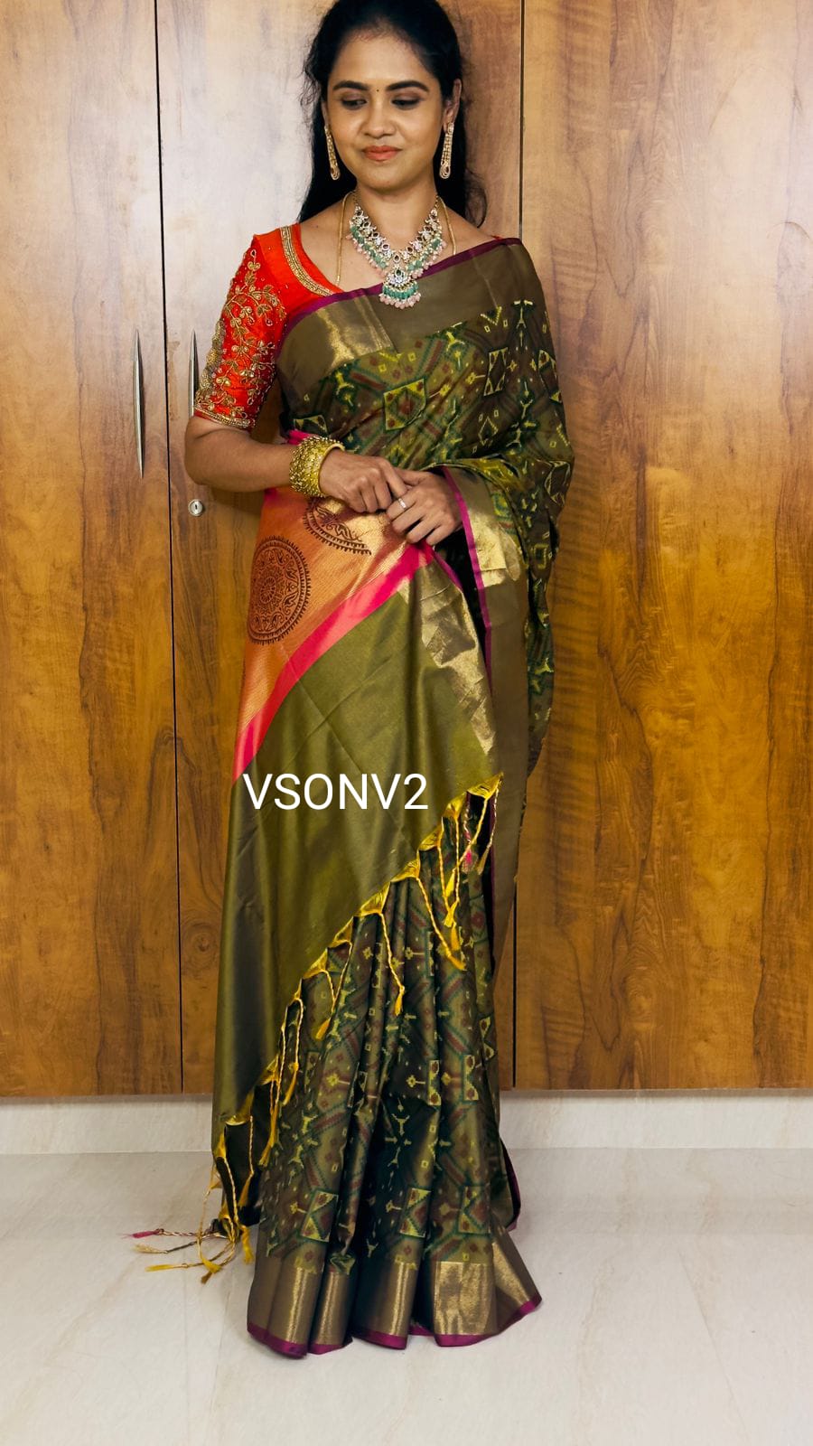 Patola soft semi silk saree🍄✅️