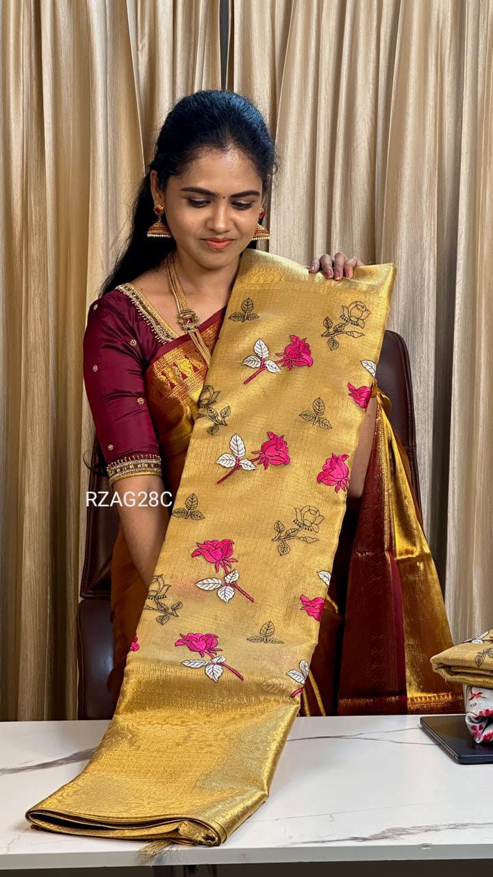 Offer Embroidery tissue gold š· PINK-ROSEš¤