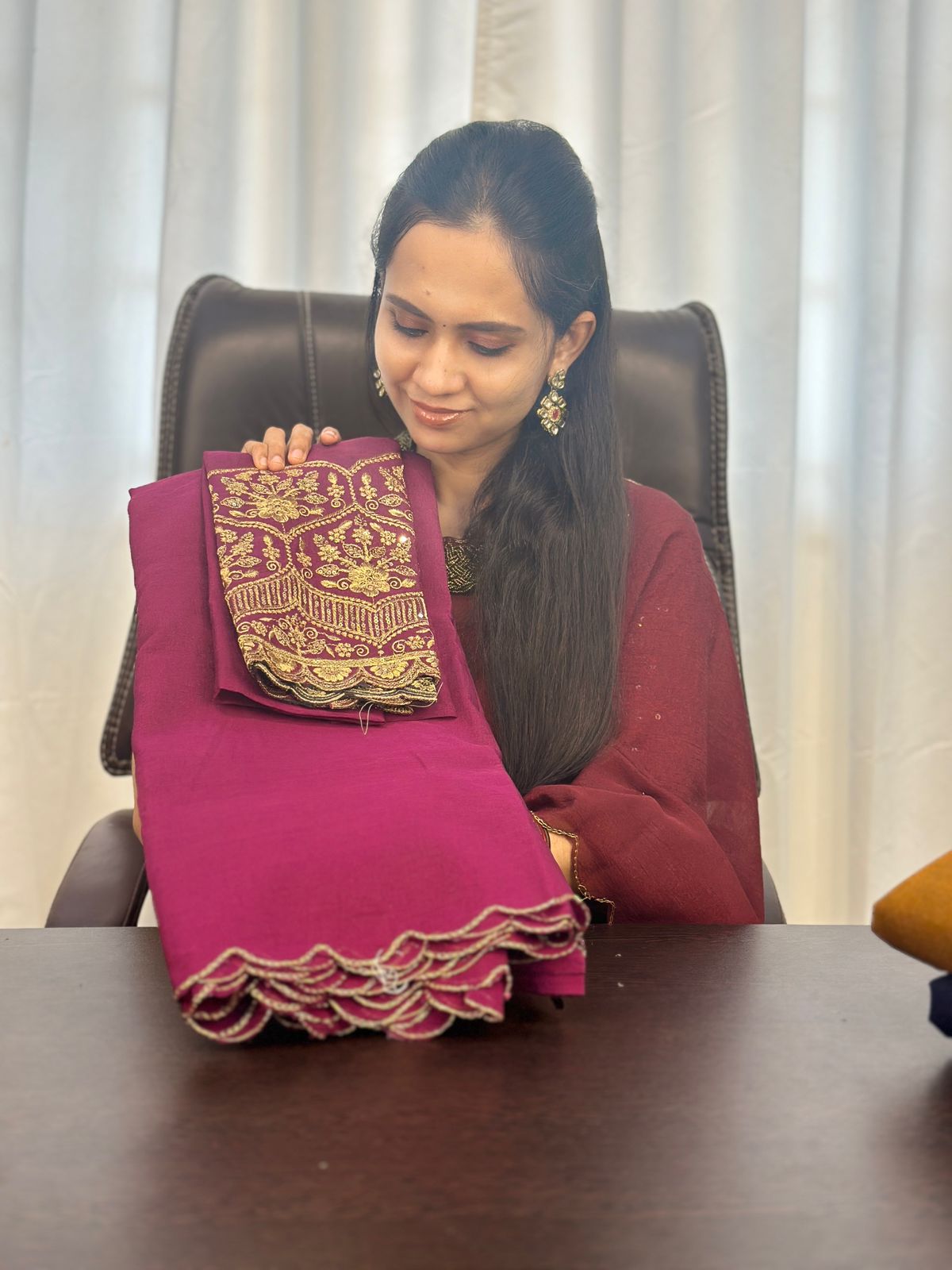 party wear sarees with work blouse at unbelievable price.sold❌