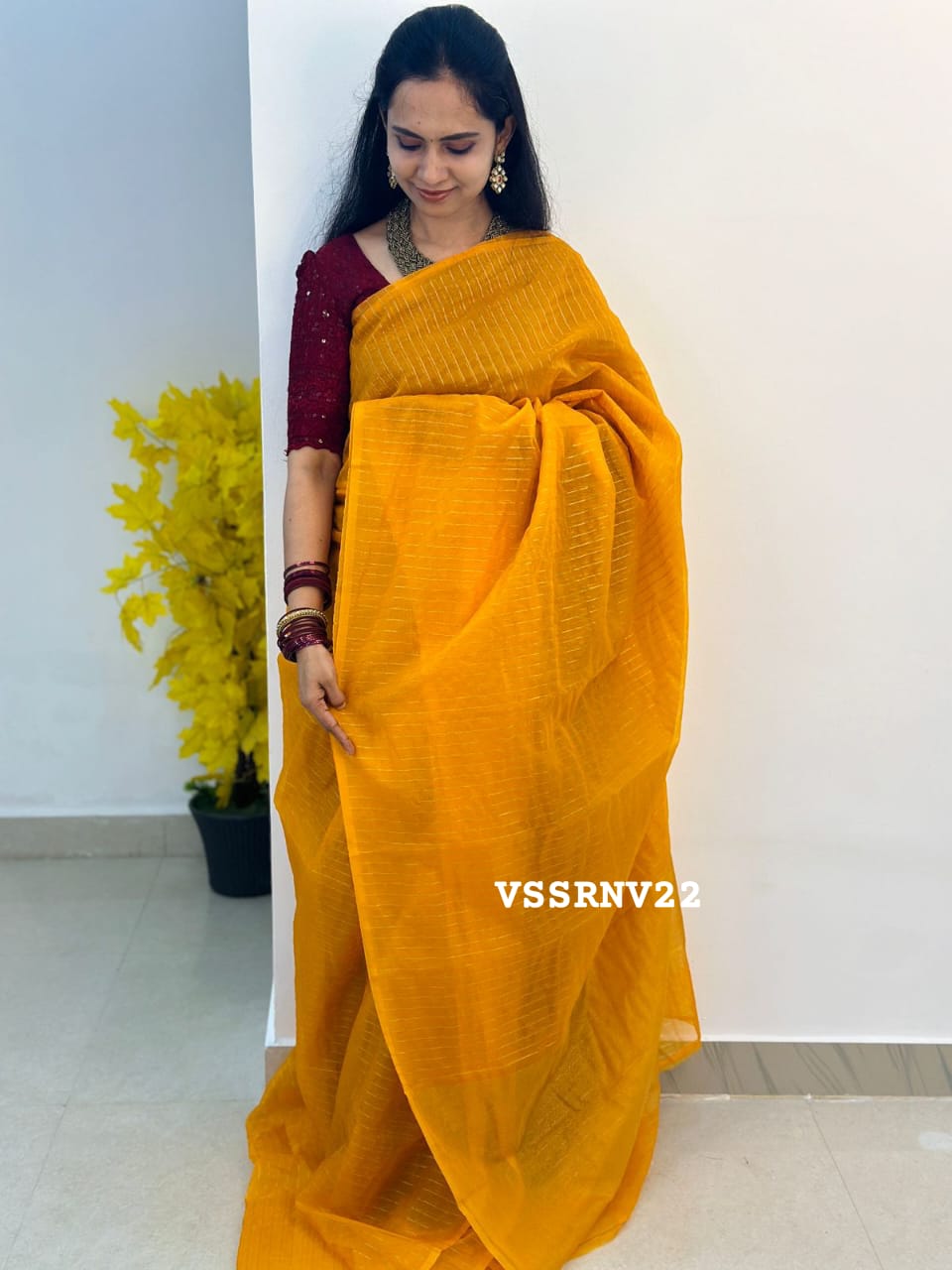 Organza saree❌