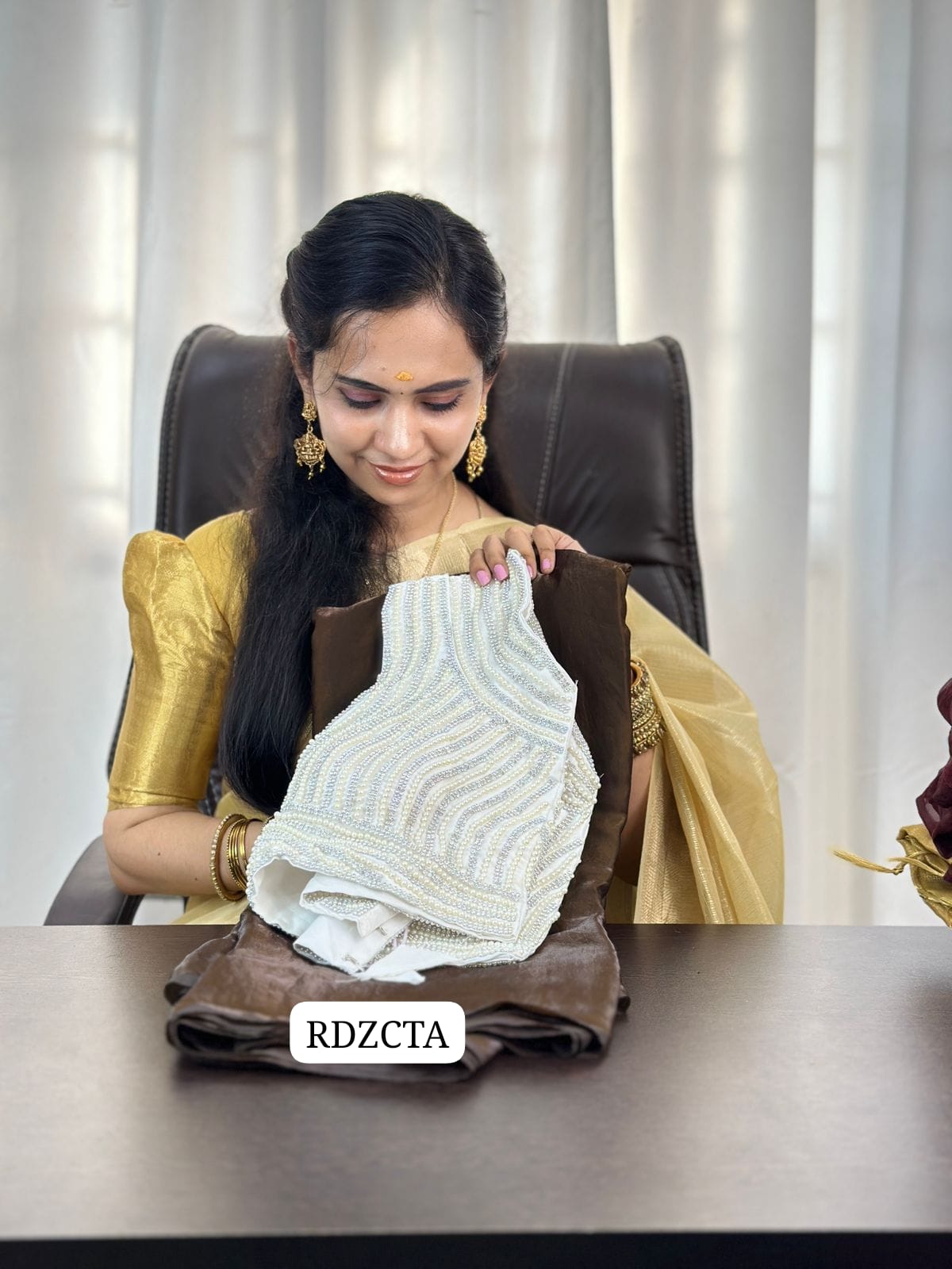 *premium quality space silk with running blouse- prebook