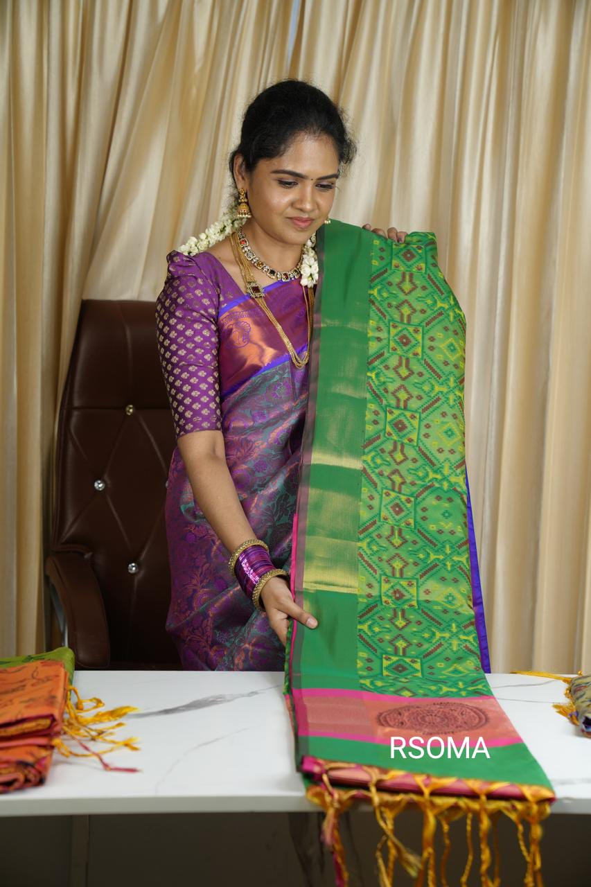 Semi silk saree 🥰