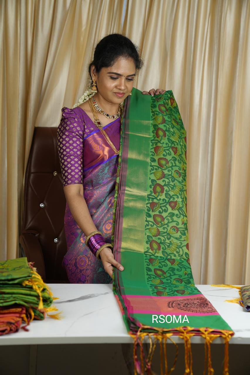 Semi silk saree 🍄✅️