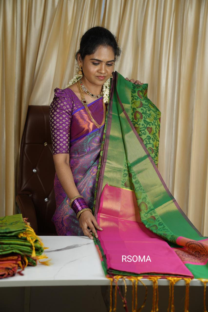 Semi silk saree 🍄✅️