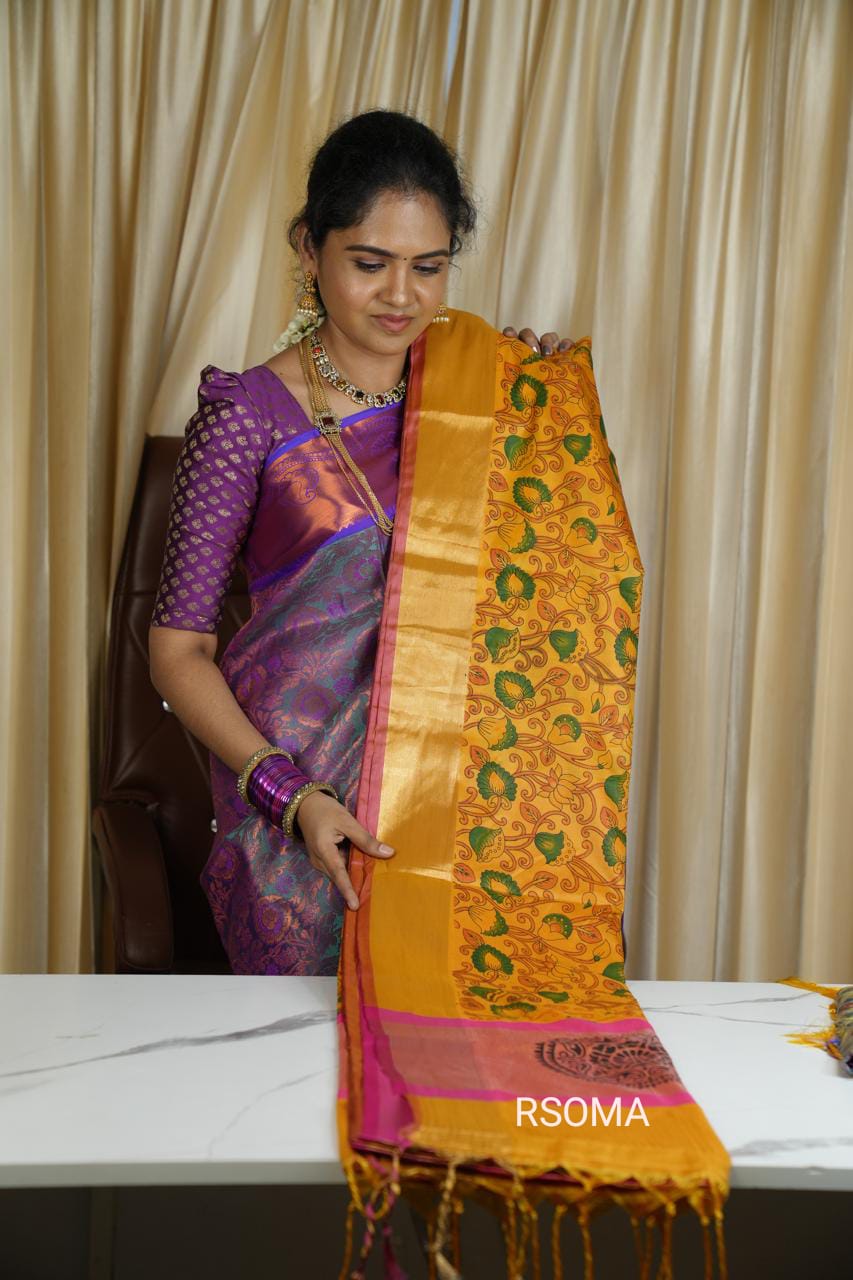 Semi silk saree ❌