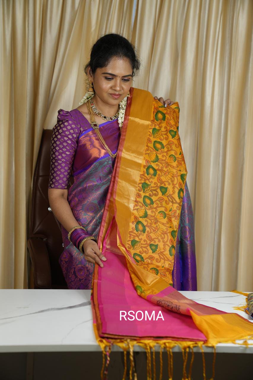 Semi silk saree ❌