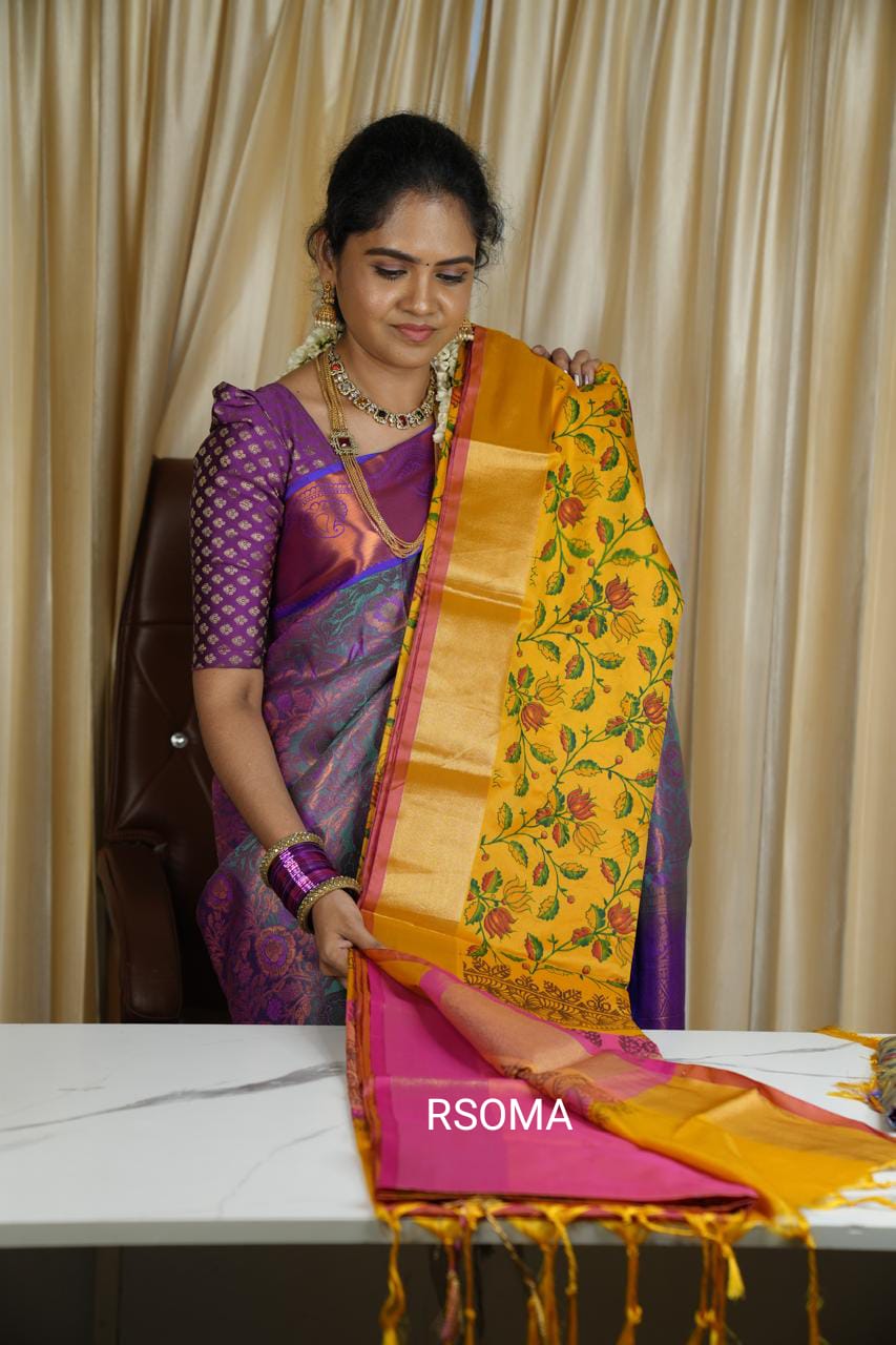 Semi silk sareeš„³