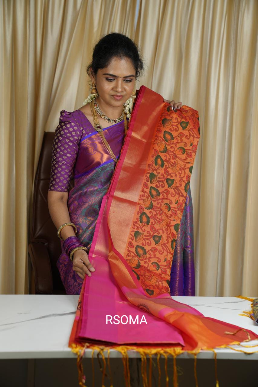 Semi silk saree ❌